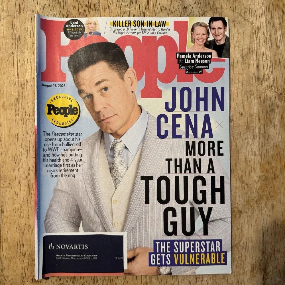 PEOPLE‎ MAG 8/16/25 John Cena Cover Loni Anderson Exclusive MGK Lifestyle
